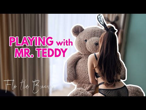 Flo - Playing with Mr. Teddy 💦