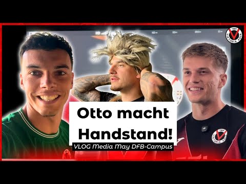 Singen, Handstand, Challenges | Mediaday mit Arne Schulz, Niklas Castelle & David Otto am DFB-Campus