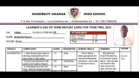 Principles of Assessment,  Types of Assessment Items, End  Of Cycle (UNEB) Assessment in the CBC