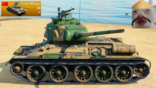 T-34-85 Gai.mp4 - War Thunder Mobile