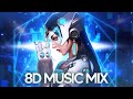 Edm music 2022   remixes of popular songs  8d audio  party mix 