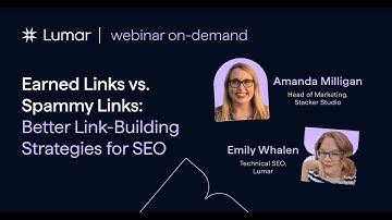 Earned Links vs. Spammy Links: Better Link-Building Strategies for SEO Webinar
