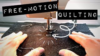 TUTORIAL: Free-Motion Quilting On a Home Sewing Machine