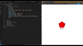 CSS Tutorial: Pentagon Shape #html #css #tutorial #shape #pentagon