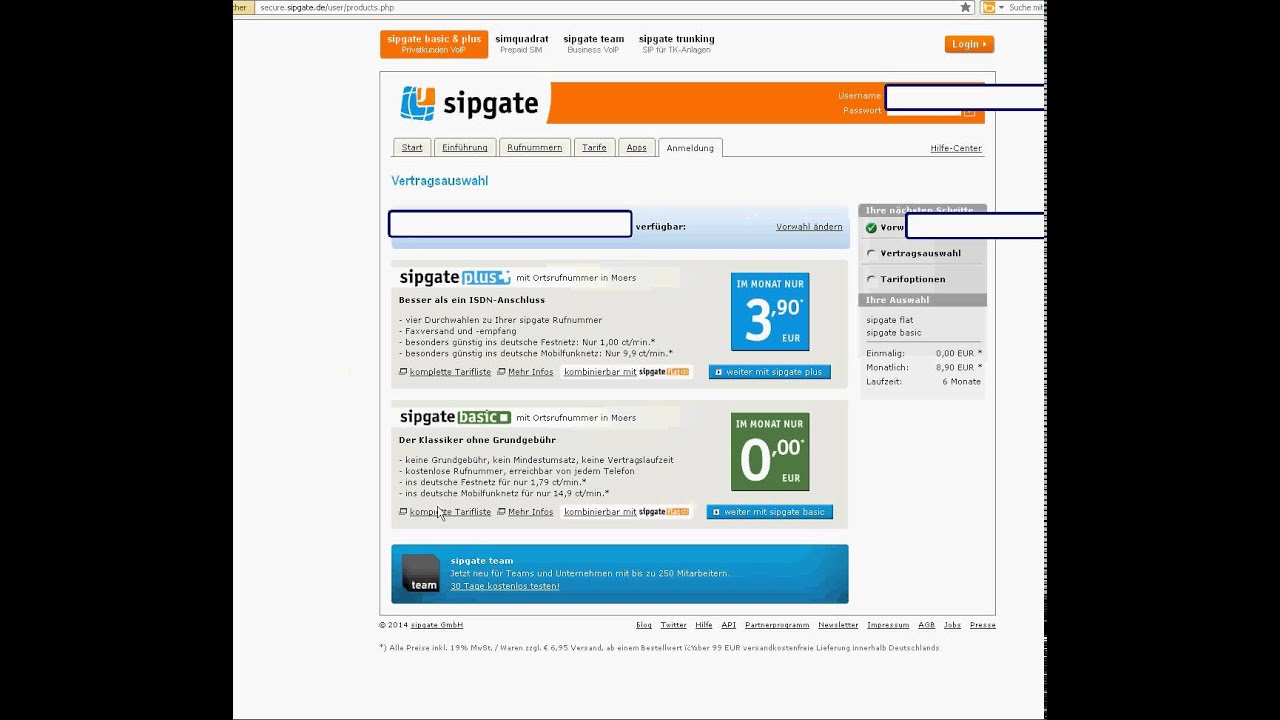 Sipgate Kostenlose Festnetznummer Mit Ortsvorwahl Youtube