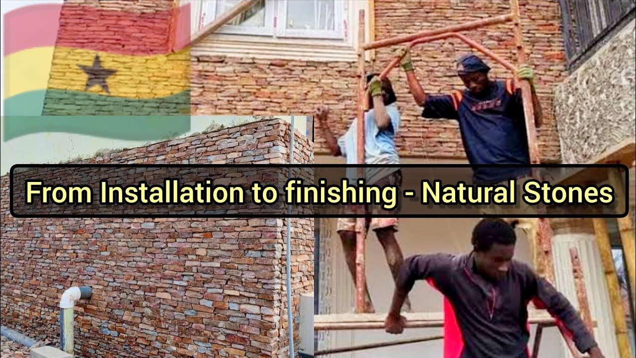 from A to Z - How I supply & install natural Stone cladding // starting ...