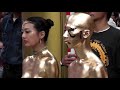 Street performance golden bodypainting butoh dancers 2010