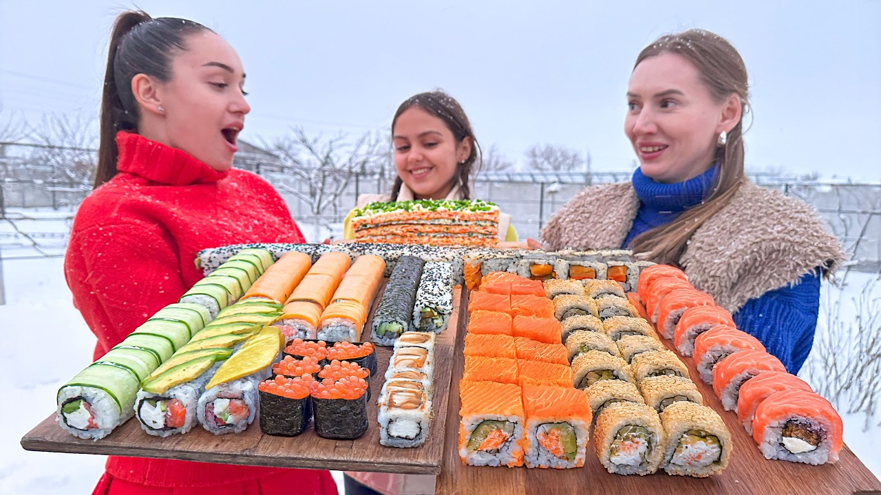 Превратили Кухню в Суши-Бар — Никто Не Остался Голодным