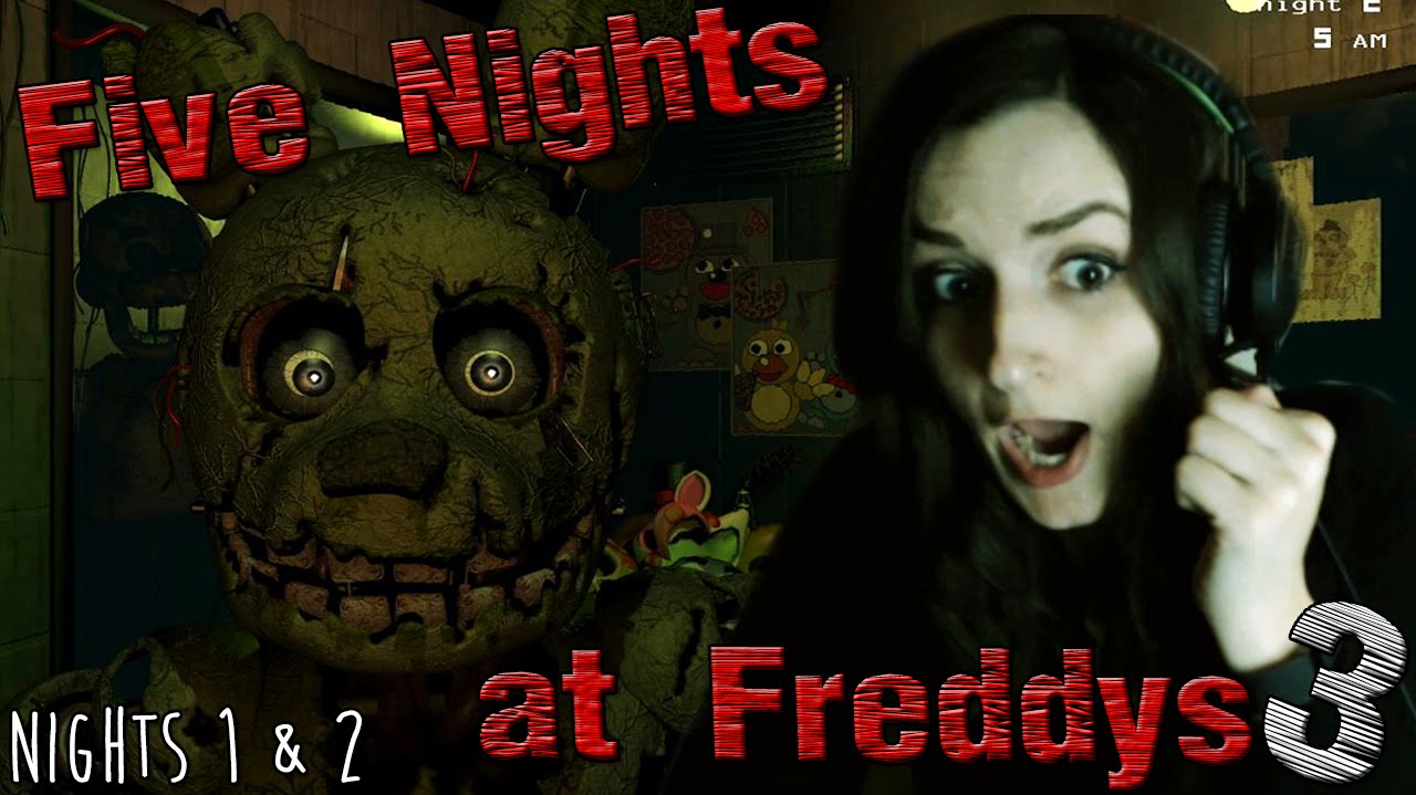 gaming logo Five Nights at Freddy's 3 (Nights 1 & 2) - WHAT DO I DO?!?!?!