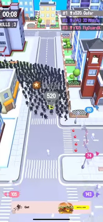 Wow I had a lot of people|Crowd city