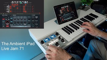 Mellotron Looping with the Gauss Field Looper and M4000D Brass (Ambient iPad Live Jam 71)
