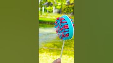 🌈 DIY Bubble Maker Using Straws – So Much Fun! 🫧🎉