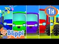 Classic Rainbow Tractor Song | BLIPPI | Educational Songs For Kids