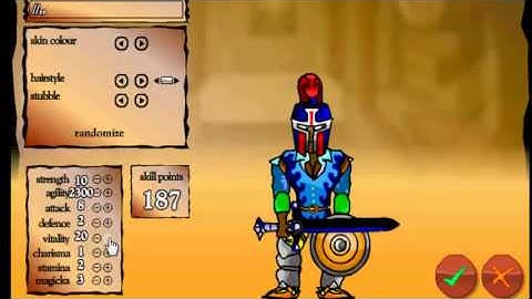 Swords and Sandals 2 Stat Hack