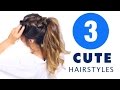 ★ 3 CUTE AF Summer HAIRSTYLES |  Girls UPDO Hairstyle