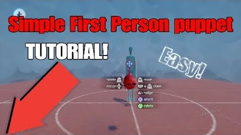 Dreams PS4 | HOW TO SIMPLY MAKE A FIRST PERSON PUPPET!