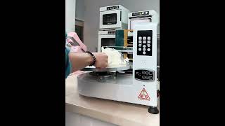 automatic birthday cake icing coating machine 6-12inches round cake