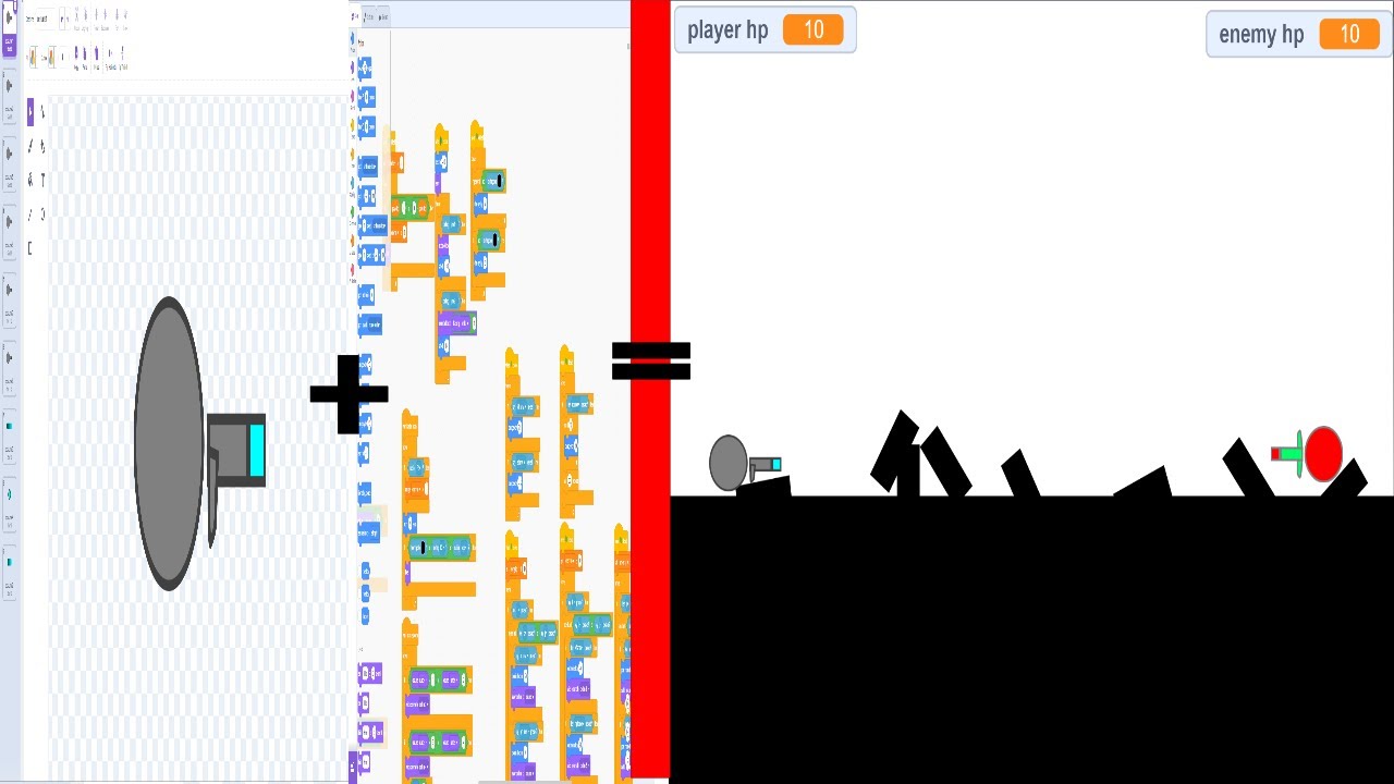 THE GAME I MADE ON SCRATCH AND ITS CODE - YouTube