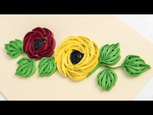 Handmade Greeting Cards: Paper Quilling Design by HandiWorks