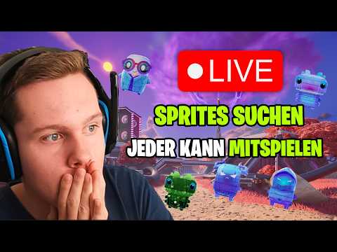 AUF DER SUCHE NACH DEN NEUEN LOOT HACKER SPRITES 🔥 JEDER KANN MITSPIELEN Fortnite Livestream Deutsch