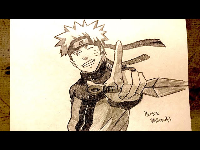 Sema در X: «Naruto pencil drawing #naruto #uzumaki #岸本斉史