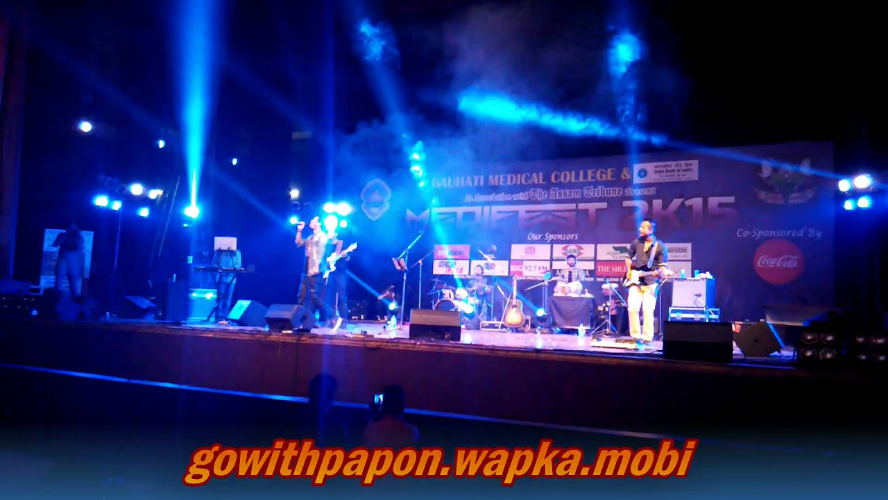 Papon   Paribane Purabo Tumi Stage Show by Angaraag Papon Mahanta in GMC MEDIFEST 2015