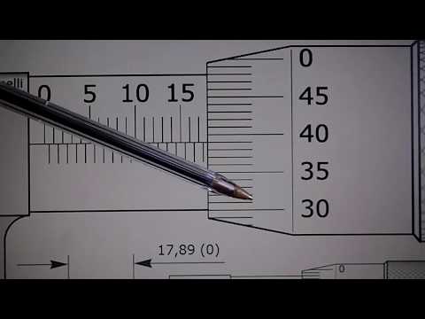 Video: ¿Cuántas marcas hay alrededor del dedal micrométrico?