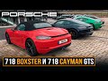 Porsche 718 Boxster и 718 Cayman GTS