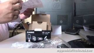 Casio TR100 / Tryx digital HD camera / camcorder unboxing and mini review