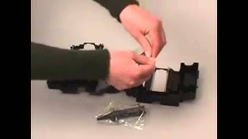 How to change ribbon for Nisca 5350 card printer