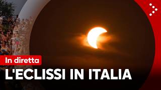 LIVE Il giorno dell’Eclissi solare. Le immagini dalle principali città italiane: diretta video