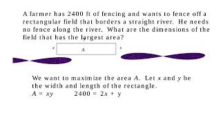 Math 31: Applications 1: Max/Min Problems