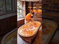 Stunning Orange White Resin Table ✨🧡