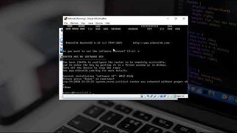 konfigurasi Firewall pada  Mikrotik dan block IP client dengan virtualbox