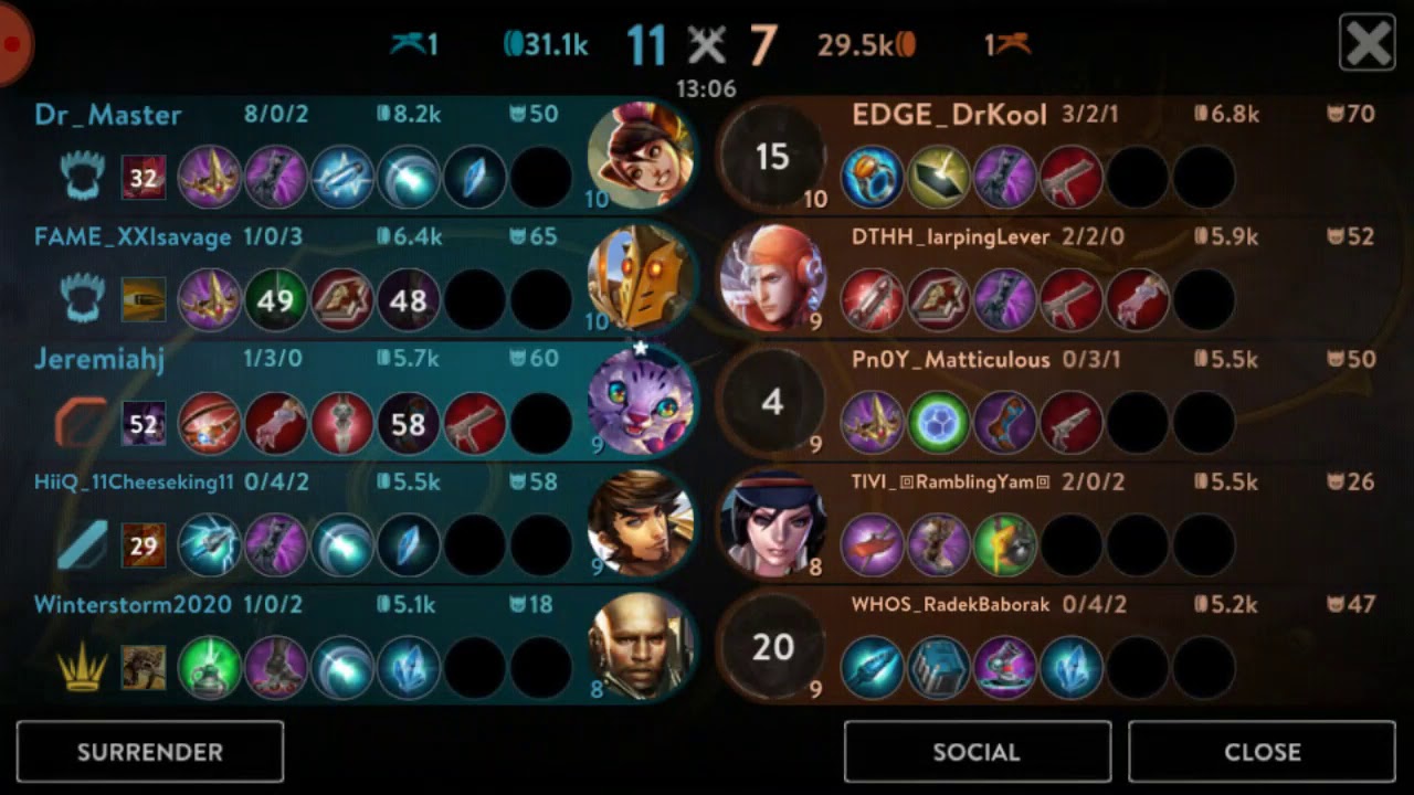 Flicker wp. I refuse to go captain -Vainglory 5v5