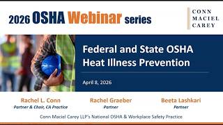 Federal and State OSHA Heat Illness Prevention