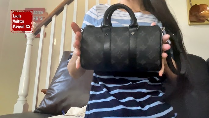 Mini review of the LV XS Keepall 🖤 #louisvuitton #lv