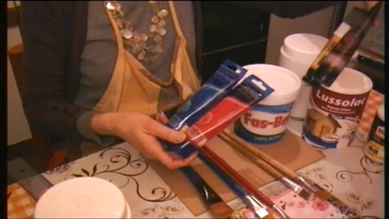 Materijal potreban za početni dekupaž