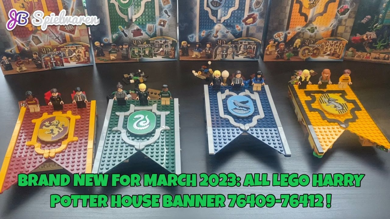 LEGO House and 76409, 2023: 76410, 76412! for Potter March Banner new YouTube Harry Brand 76411 -