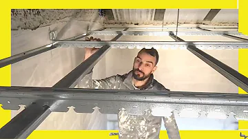 ✅ HOW to Make PLASTERBOARD Ceiling With METAL STUD 💪🏼 drywall