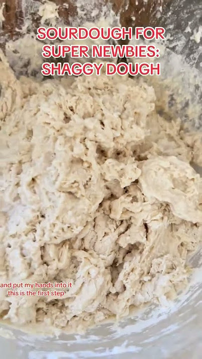 Sourdough 101: SHAGGY DOUGH #sourdough #artisanbread #sourdoughclub #shaggydough
