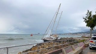 Шторм в бухте Пальма / Tormenta en bahia de Palma