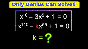 A Nice Math Olympiad Algebra Problem | Find the Value of k = ?