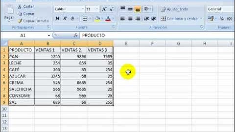 Video Tutorial "Tabla Dinamica"