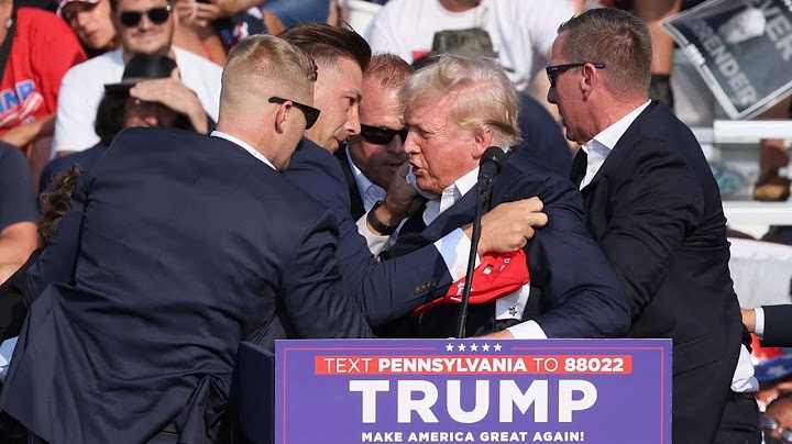 URGENTE: Trump é alvo de tiros e sai ferido de comício nos Estados Unidos