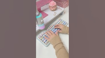 I love these keycaps so much!! 🩵