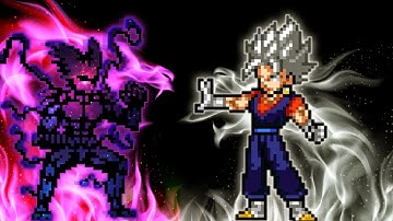 Cosmic Garou OP V2 VS Vegito OP(All Form) in Jump Force Mugen