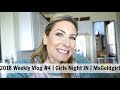 2018 Weekly Vlog #4 | Girls Night In | MsGoldgirl