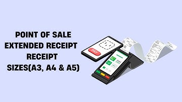 Point Of Sale Extended Receipt - Receipt Sizes(A3, A4 & A5) Odoo