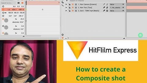 How to create composite shot in hitfilm express || Composite shot full tutorial with explanation